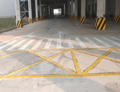 沧州沧州厂区道路标线施工