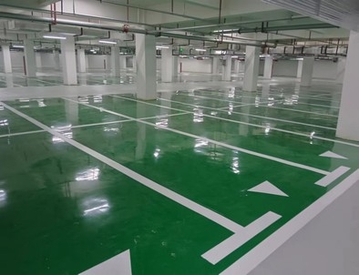 沧州沧州小区停车场标线